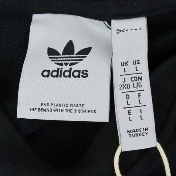 NWD Adidas Manchester United French Terry Sweater in Black/Red Size Large - Picture 6 of 7